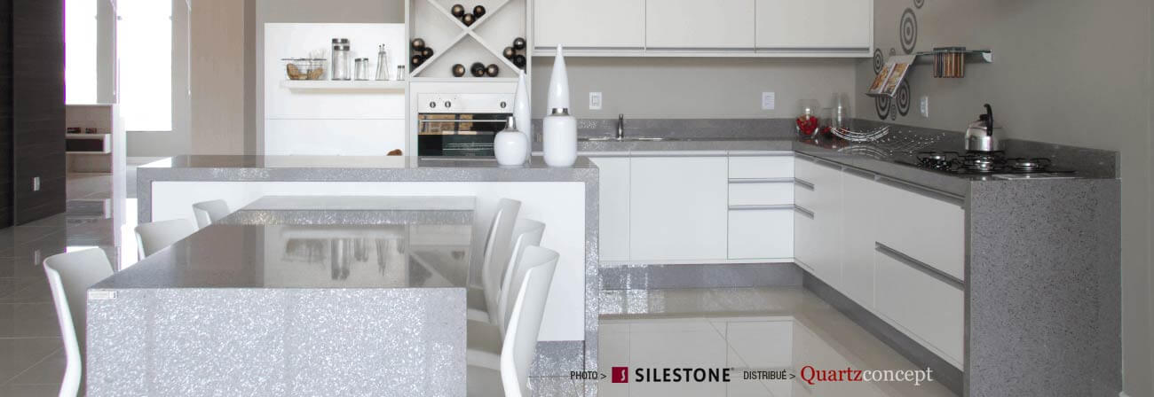 comptoir quartz Silestone - Cuisine Nordic