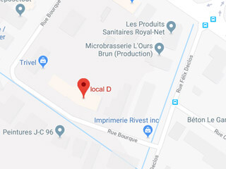 Map Google - Quartz Concept à Repentigny