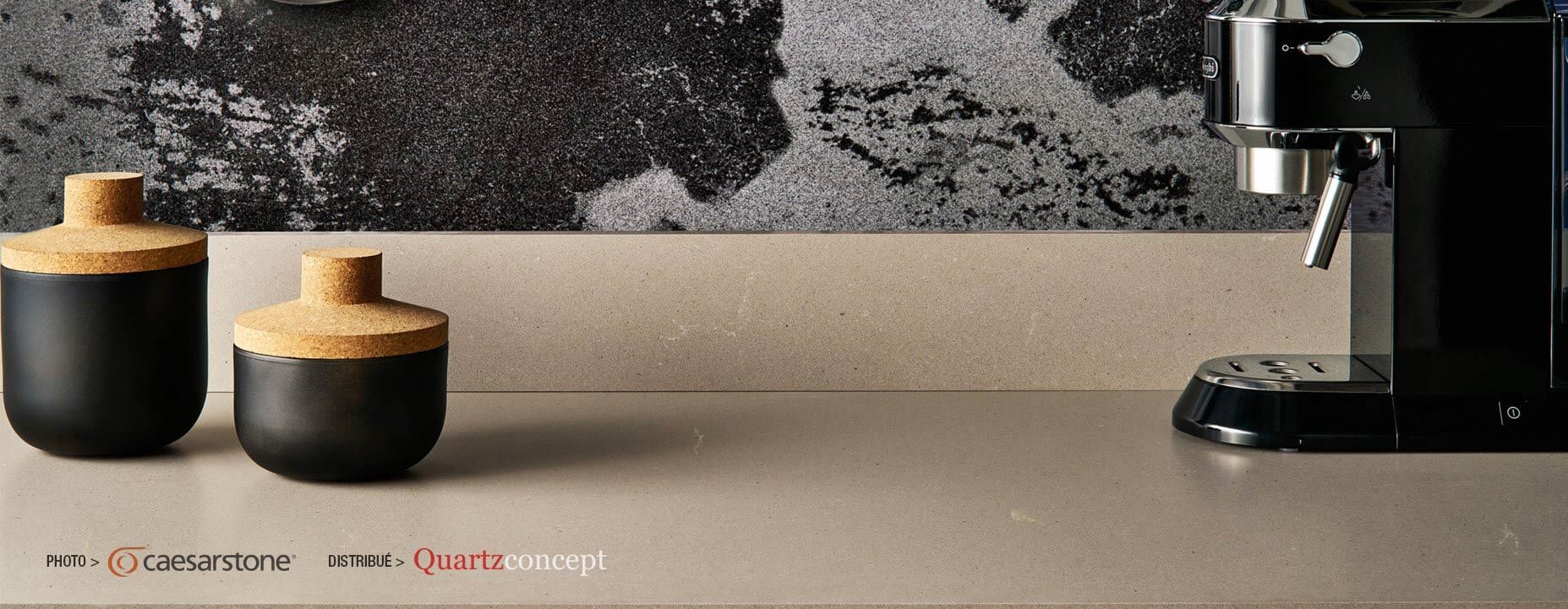 Quartz Caesarstone couleur 4004 raw concrete
